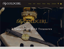Tablet Screenshot of bygoldgirl.com